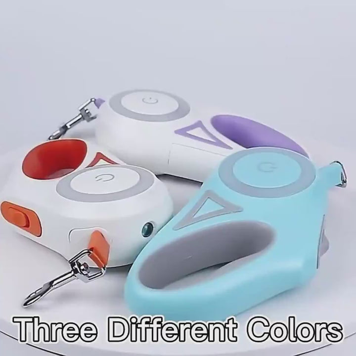 Dog Leash Retractable Leash And Dog Collar Spotlight Automatic Pet Dog Cat Traction Rope For Small Medium Dogs Pet Product.