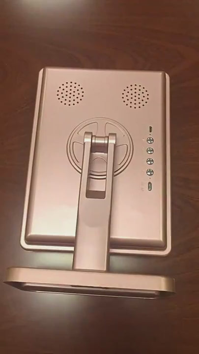 Touch Screen Makeup Mirror With 20 LED Light Bluetooth Music Speaker 10X Magnifying Mirrors Lights.