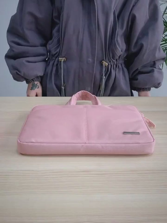 PU Leather Women Laptop Bag Notebook Carrying Case Briefcase For Macbook Air 13.3 14 15.6 Inch Men Handbags Shoulder Mouse Bag.