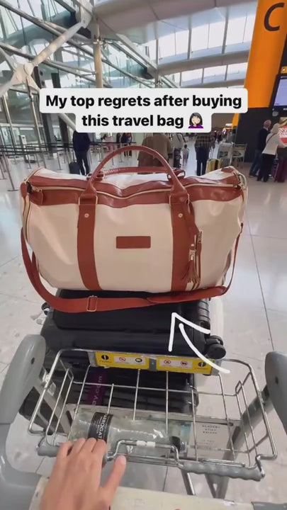 Large Capacity Travel Duffle Bag Women's Handbag Folding Suit Bag Waterproof Clothes Totes.